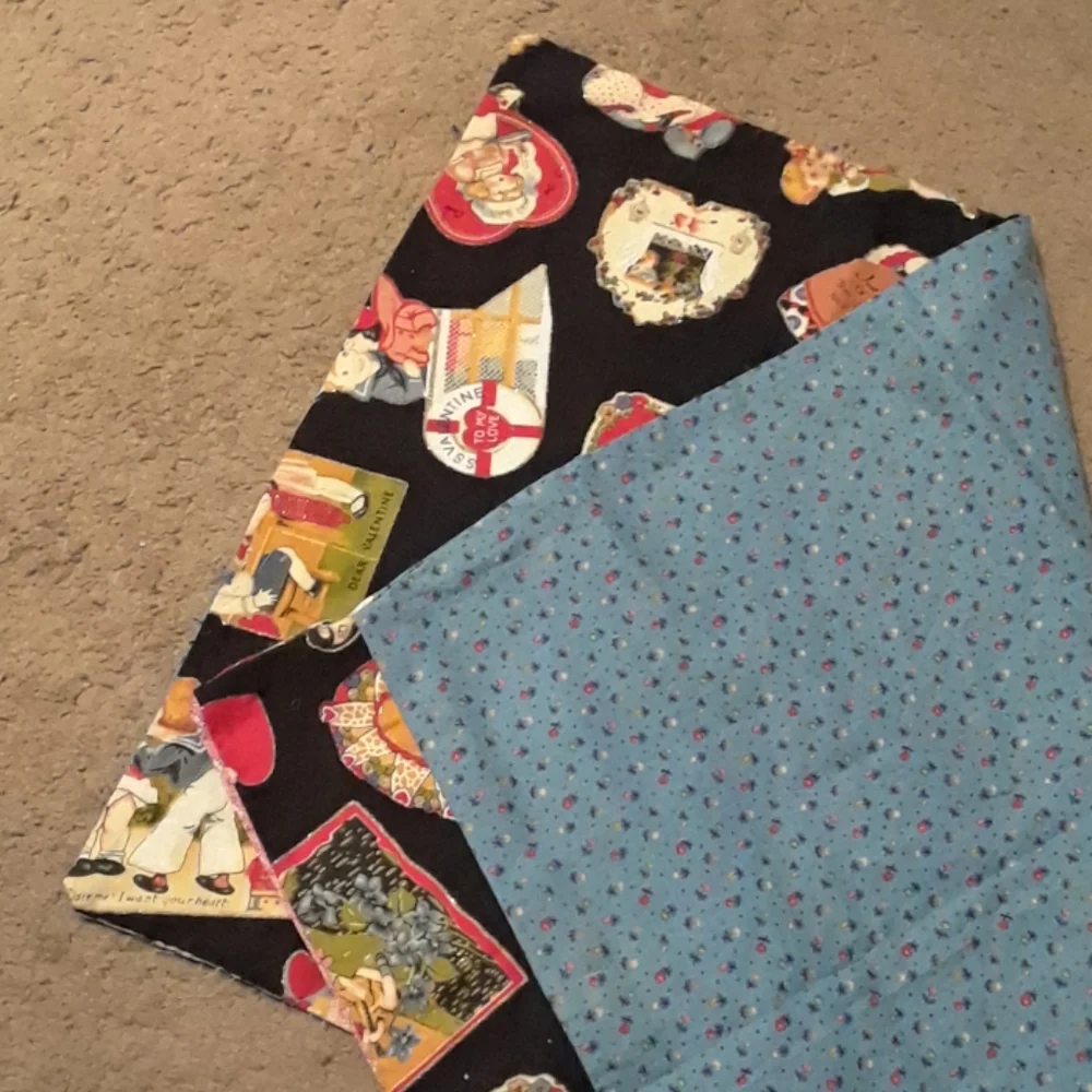 New Pillowcase of Vintage Valentines Day Cards